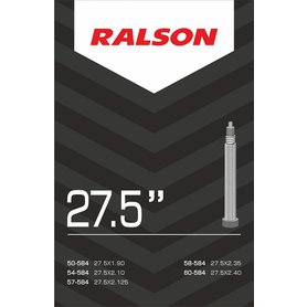 Duše Ralson 27,5 x 1,9-2,35 FV , ventil 39 mm, 584x50/58