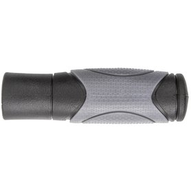 Grip černo šedý - 125 mm , měkká šedá část