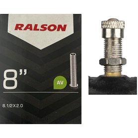 Duše Ralson 8" 1/2 x 2,0  , ventil AV 22 mm , v krabičce